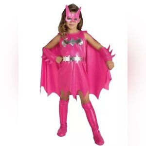 Pink Batman Girl Superhero Kids Costume